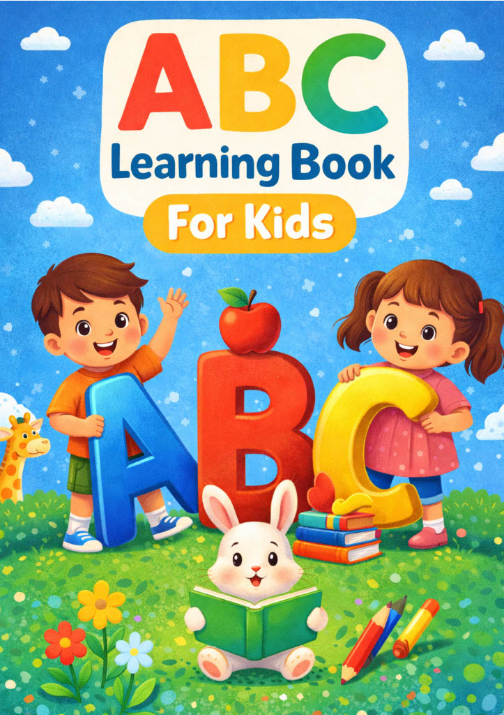 ABC Learning Book for Kids – Fun Alphabet Practice Workbook | E-BOOK