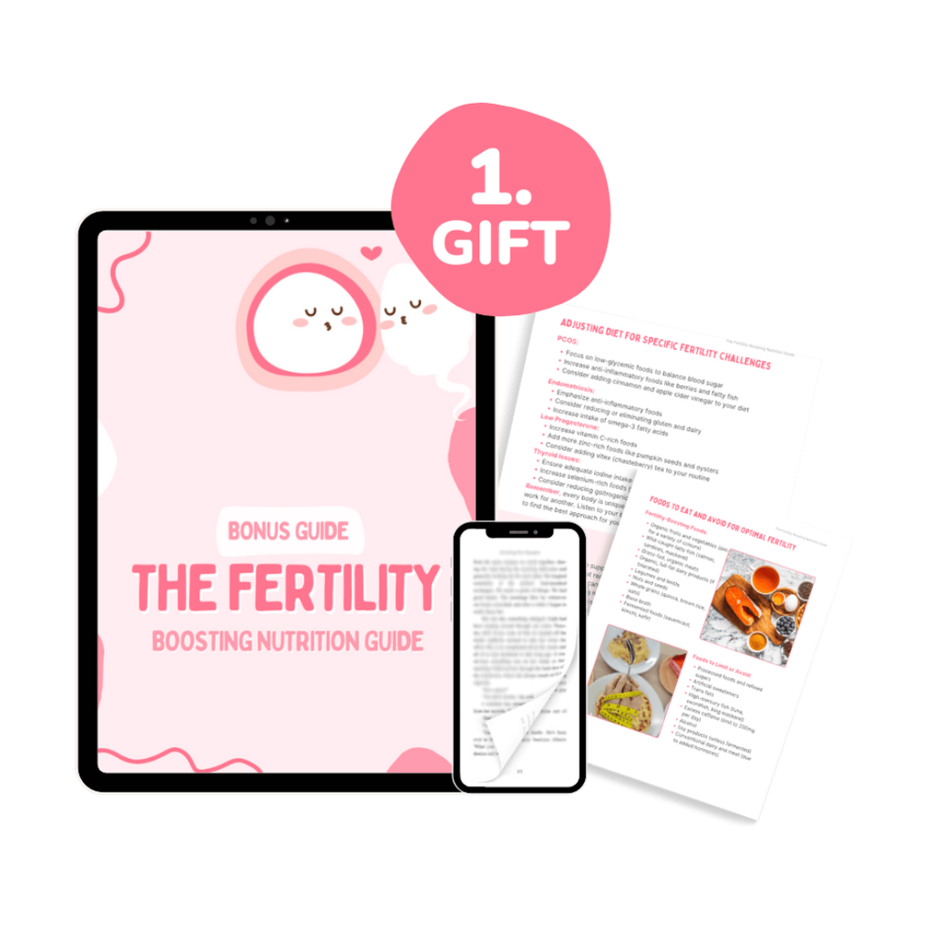 Boost Fertility Naturally - 12 Weeks Guide with #5 Free Bonus