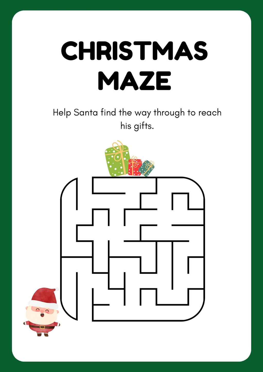 Maze Adventure Activity Book for Kids