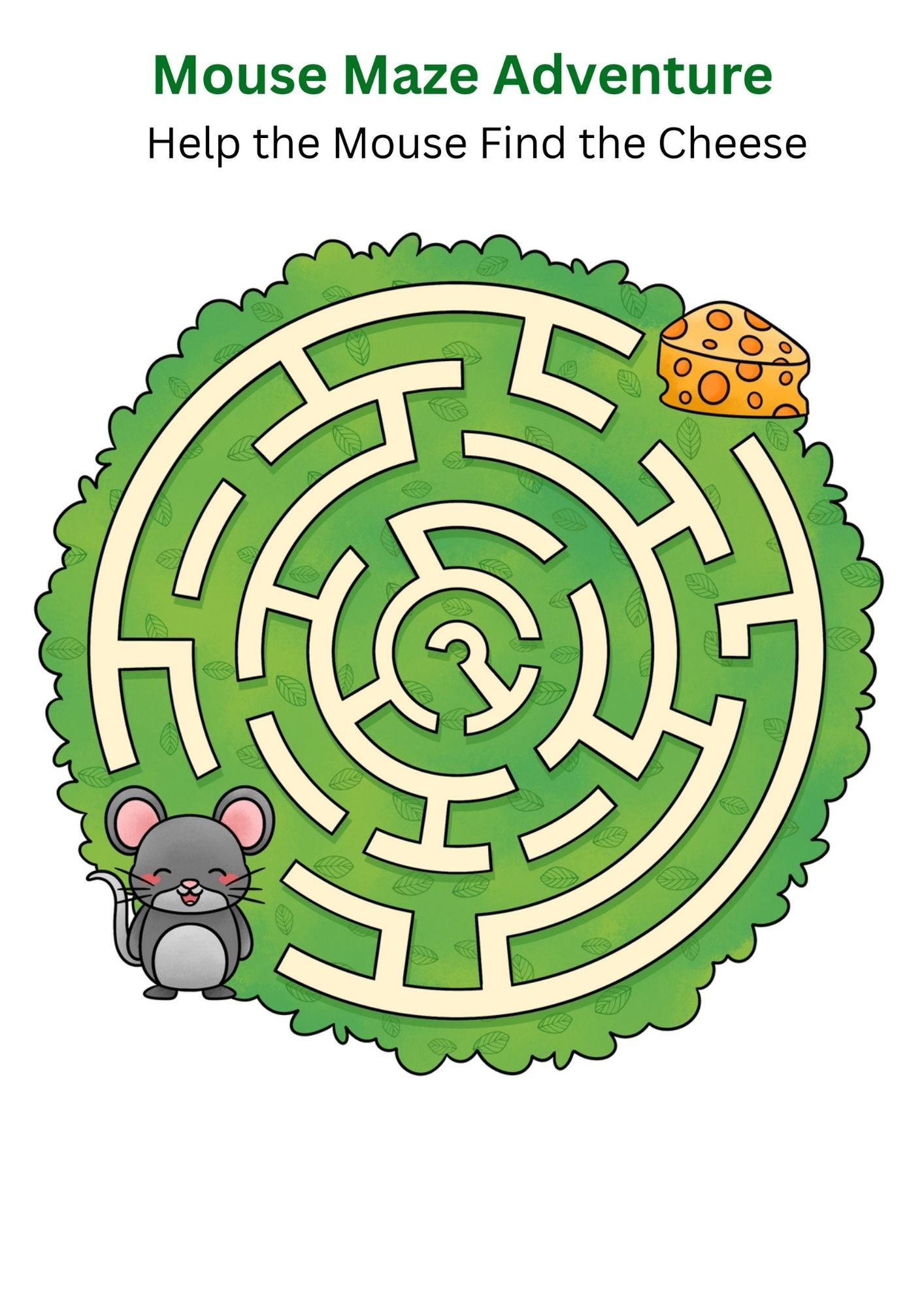 Maze Adventure Activity Book for Kids