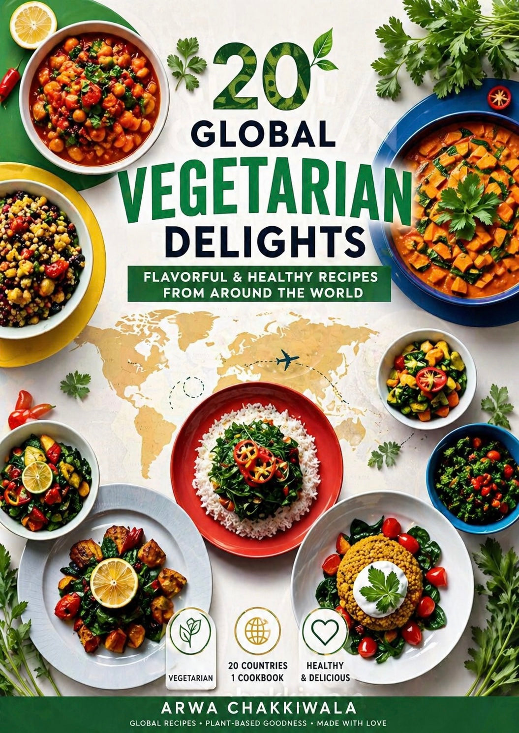 20 Global Vegetarian Delights:Flavorful & Healthy Recipes from Around the World