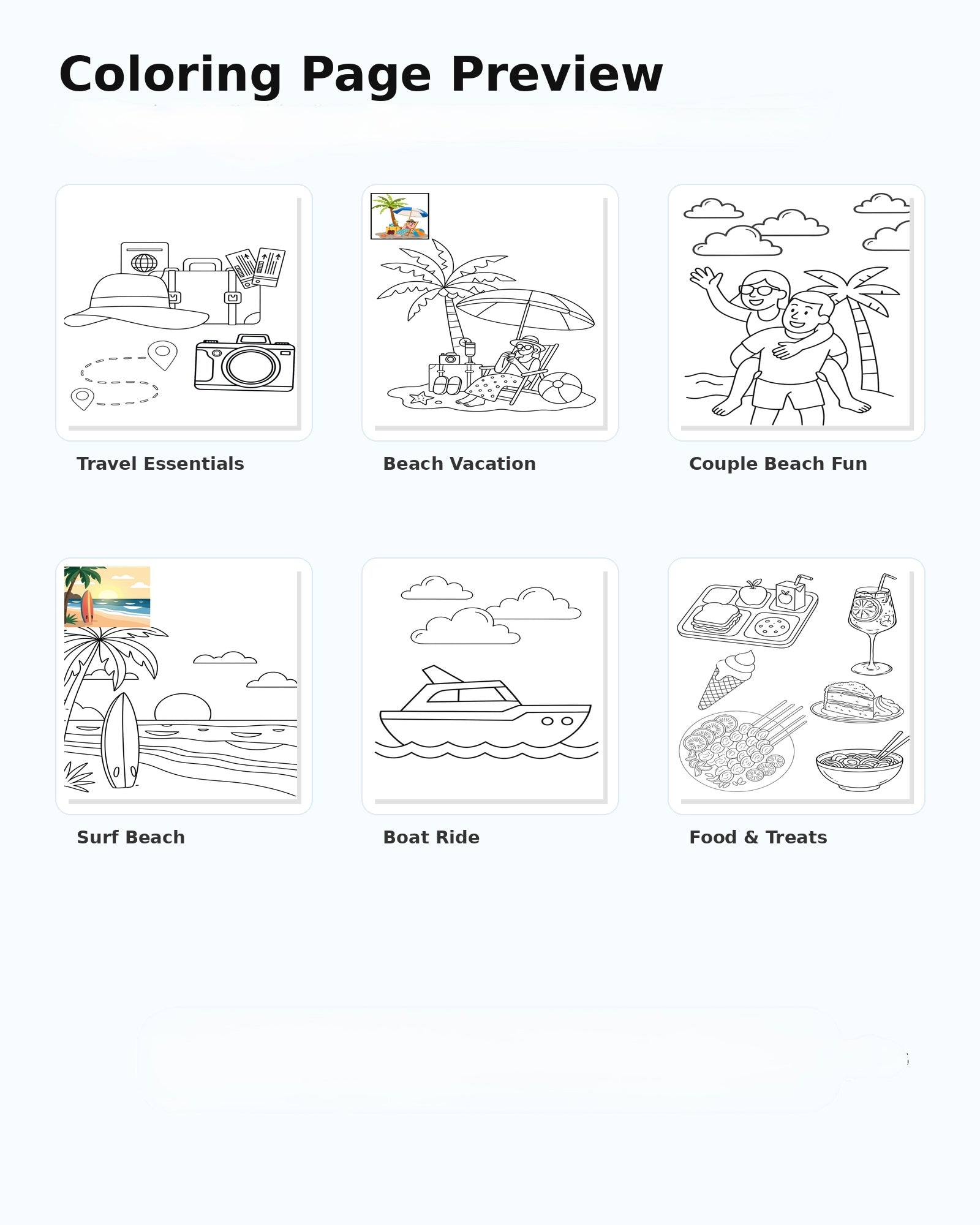 Travel Adventures Coloring Book for Adults