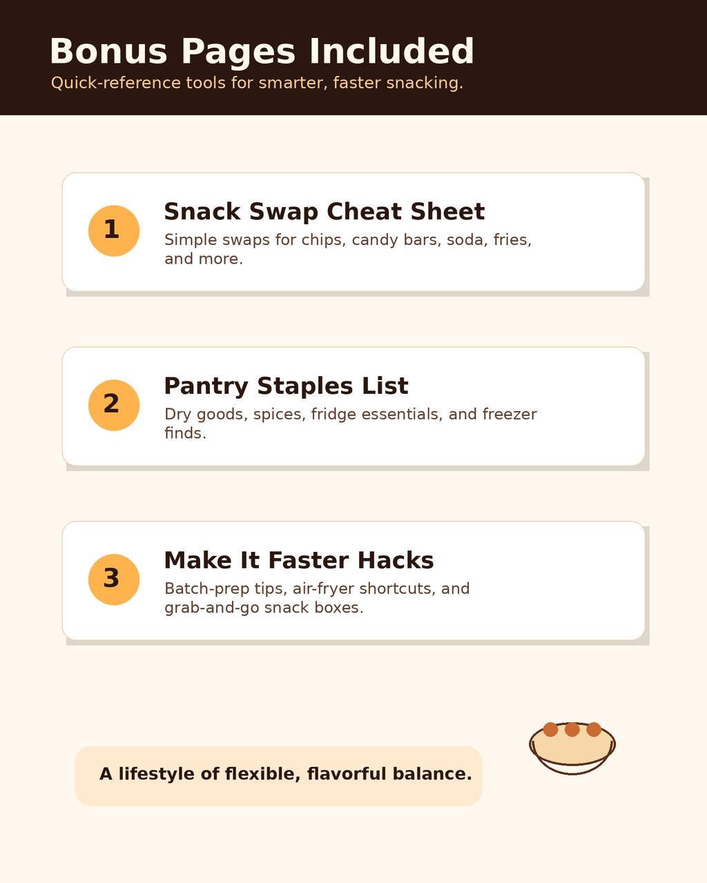 Snackish – Quick Snack Recipes | Digital E-book
