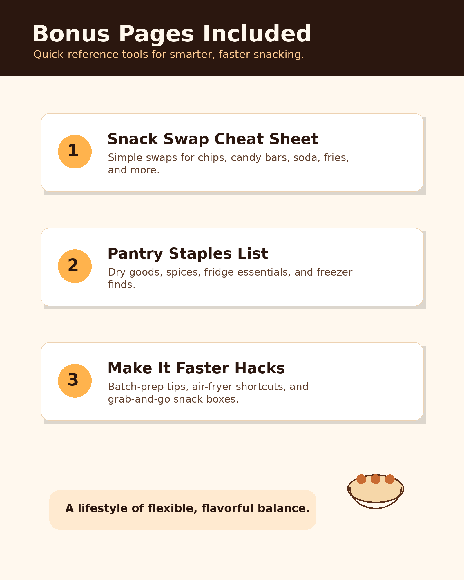 Snackish – Quick Snack Recipes | Digital E-book