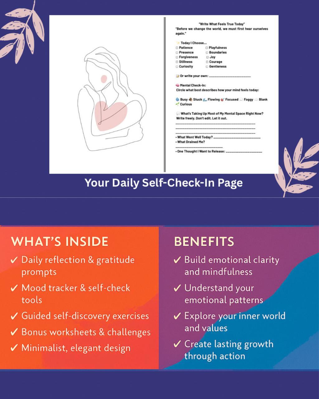 Mental Reset Planner – Guided Self-Care & Productivity Digital Planner | Digital E-Book