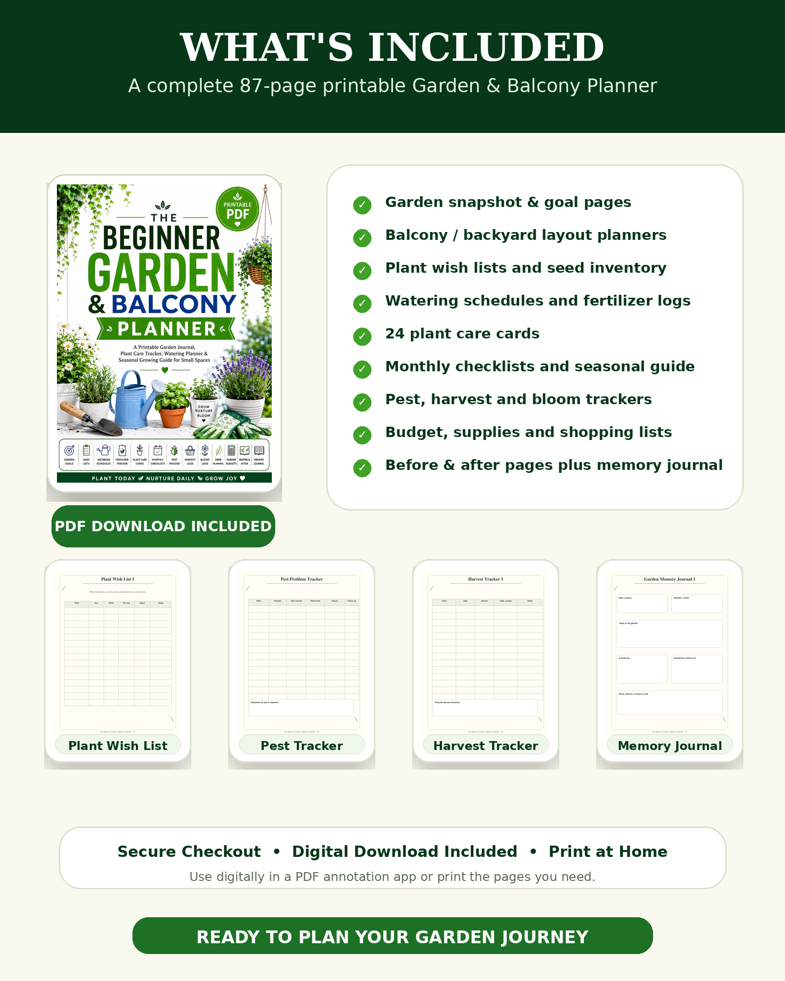 The Beginner Garden and Balcony Planner
