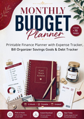Money Budget Planner 2026 – Printable Monthly Finance Tracker