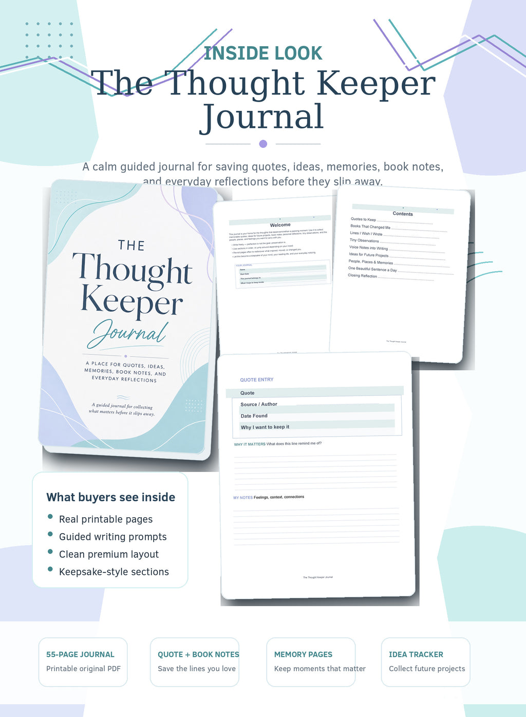 The Thought Keeper Journal
