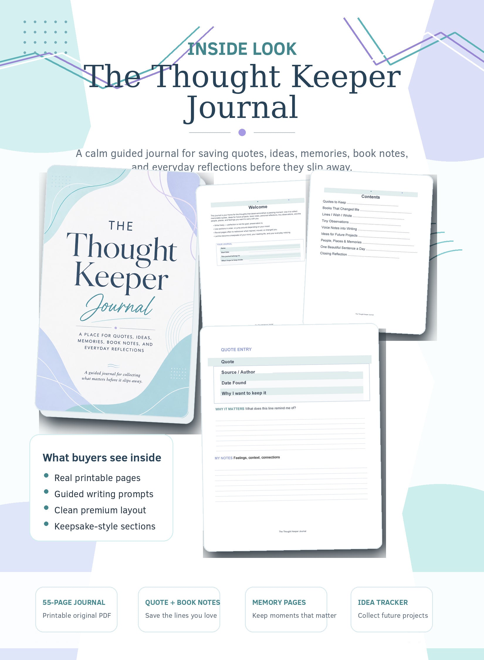 The Thought Keeper Journal