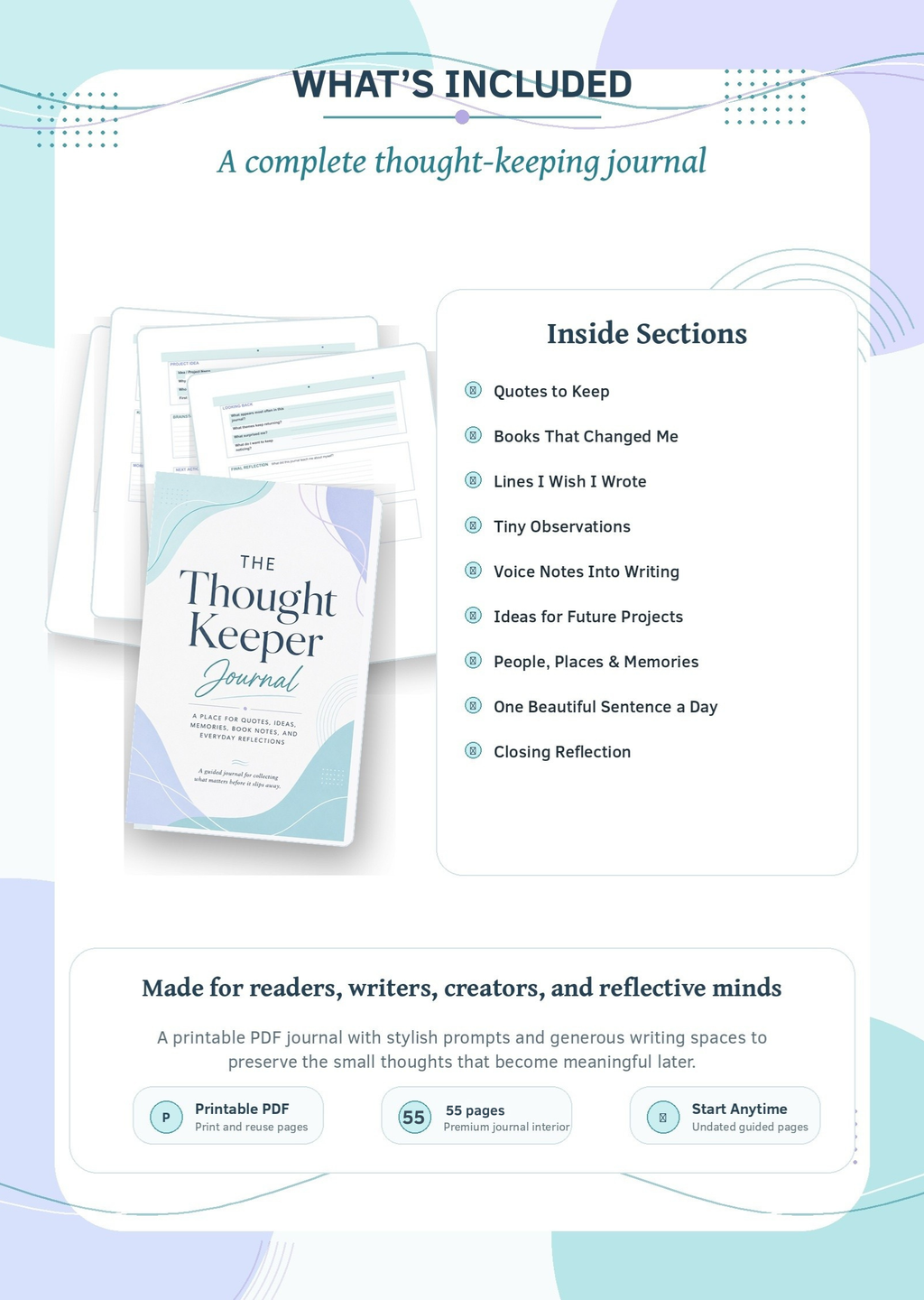 The Thought Keeper Journal