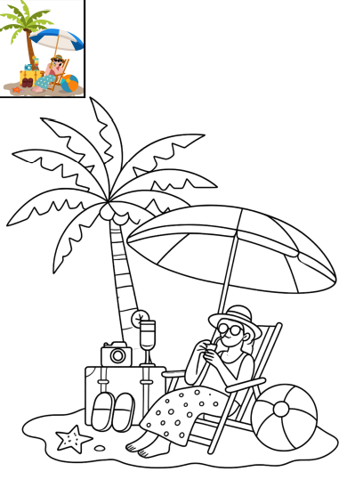 Travel Adventures Coloring Book for Adults
