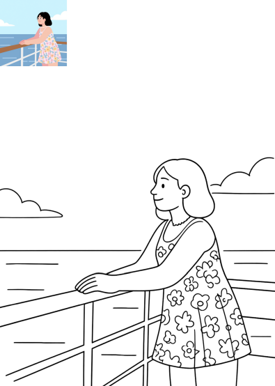 Travel Adventures Coloring Book for Adults