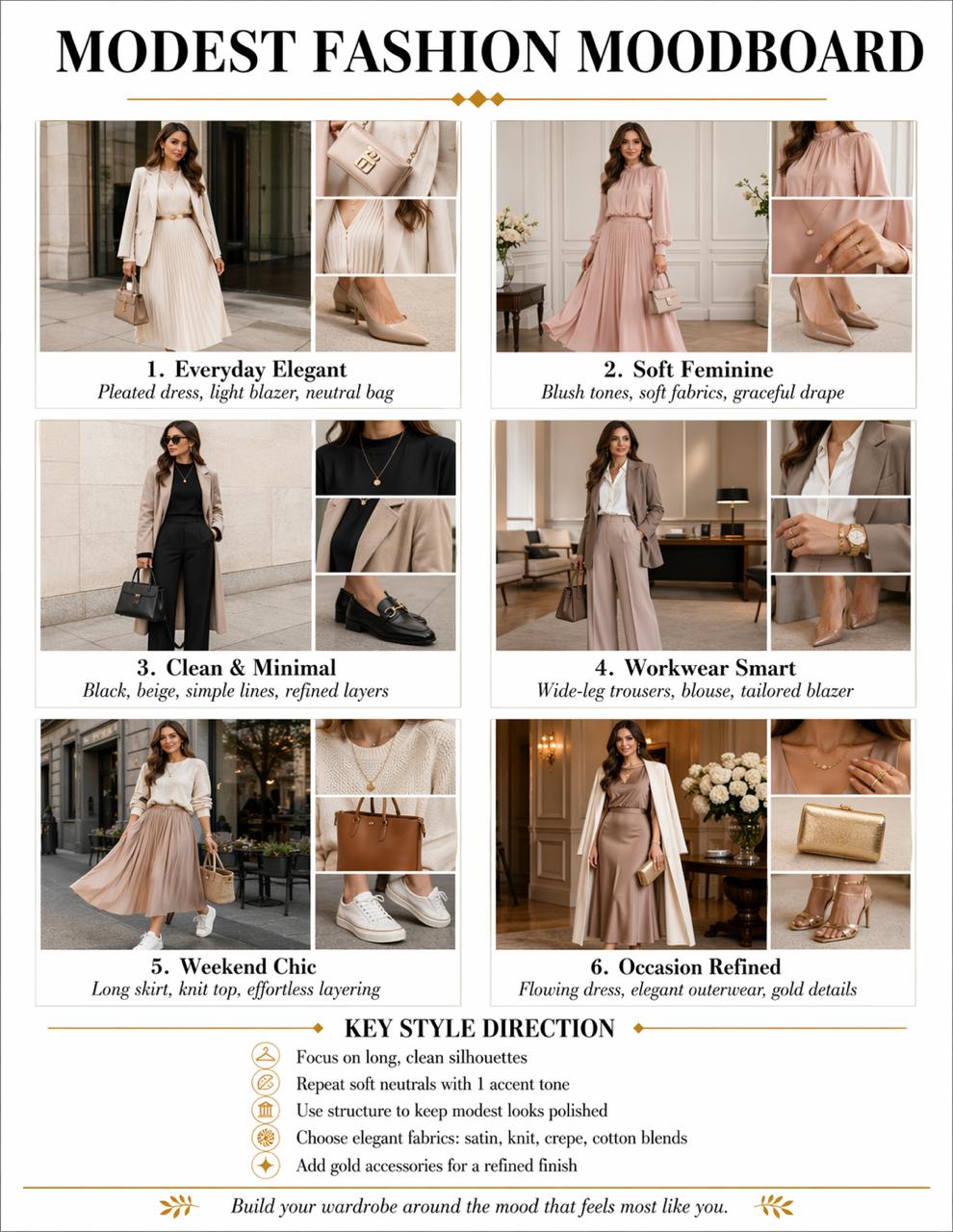 Modern Modest Fashion Workbook - For Modern Women