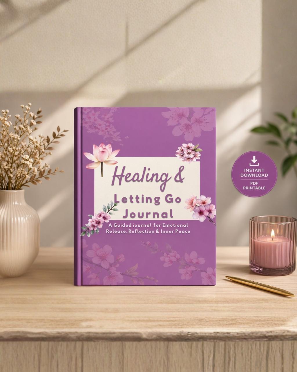 Healing & Letting Go Journal – Printable Guided Healing Journal