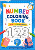 Number Coloring Book From 1 to 100