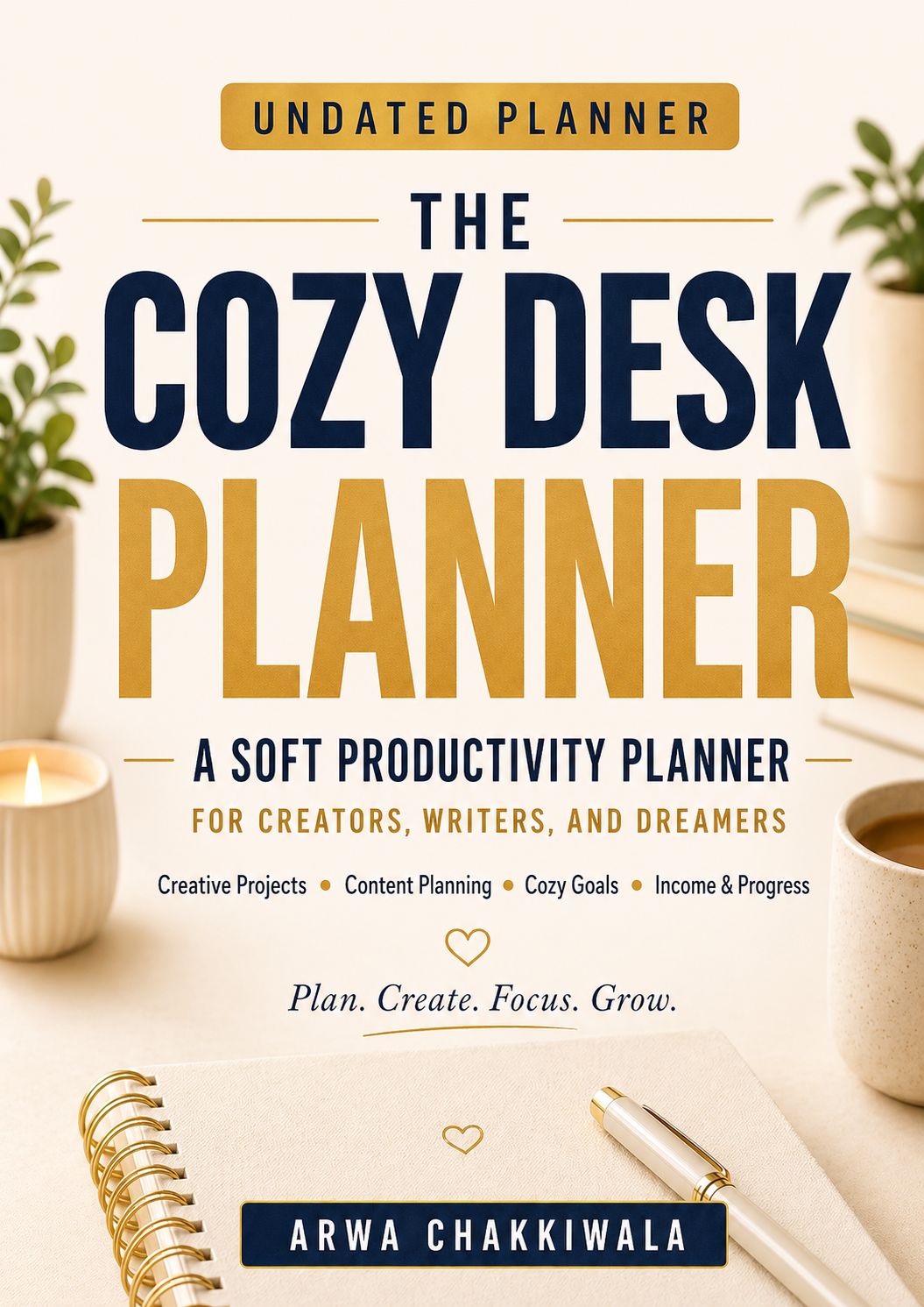 THE COZY DESK PLANNER - A soft productivity planner
