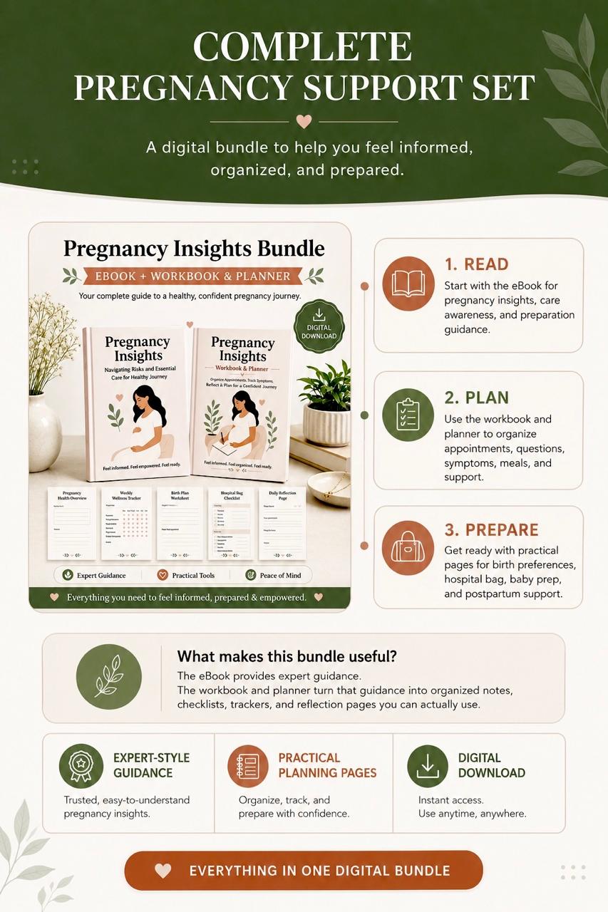 Pregnancy Insights Bundle eBook + Workbook and Planner