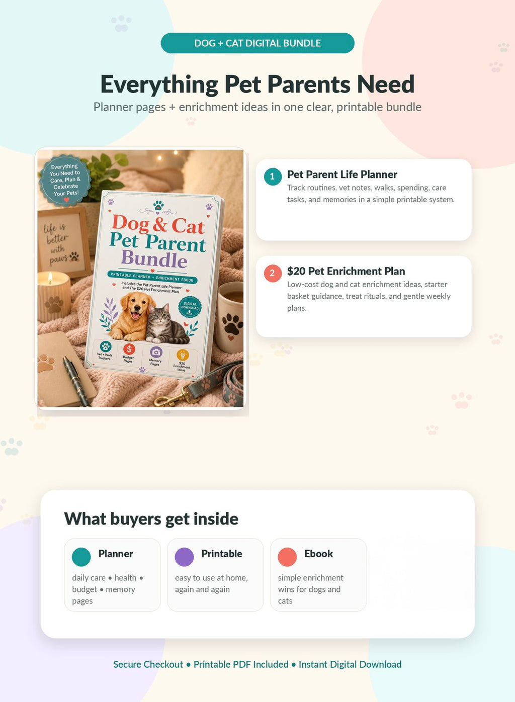 The Dog and Cat Pet Parent Bundle