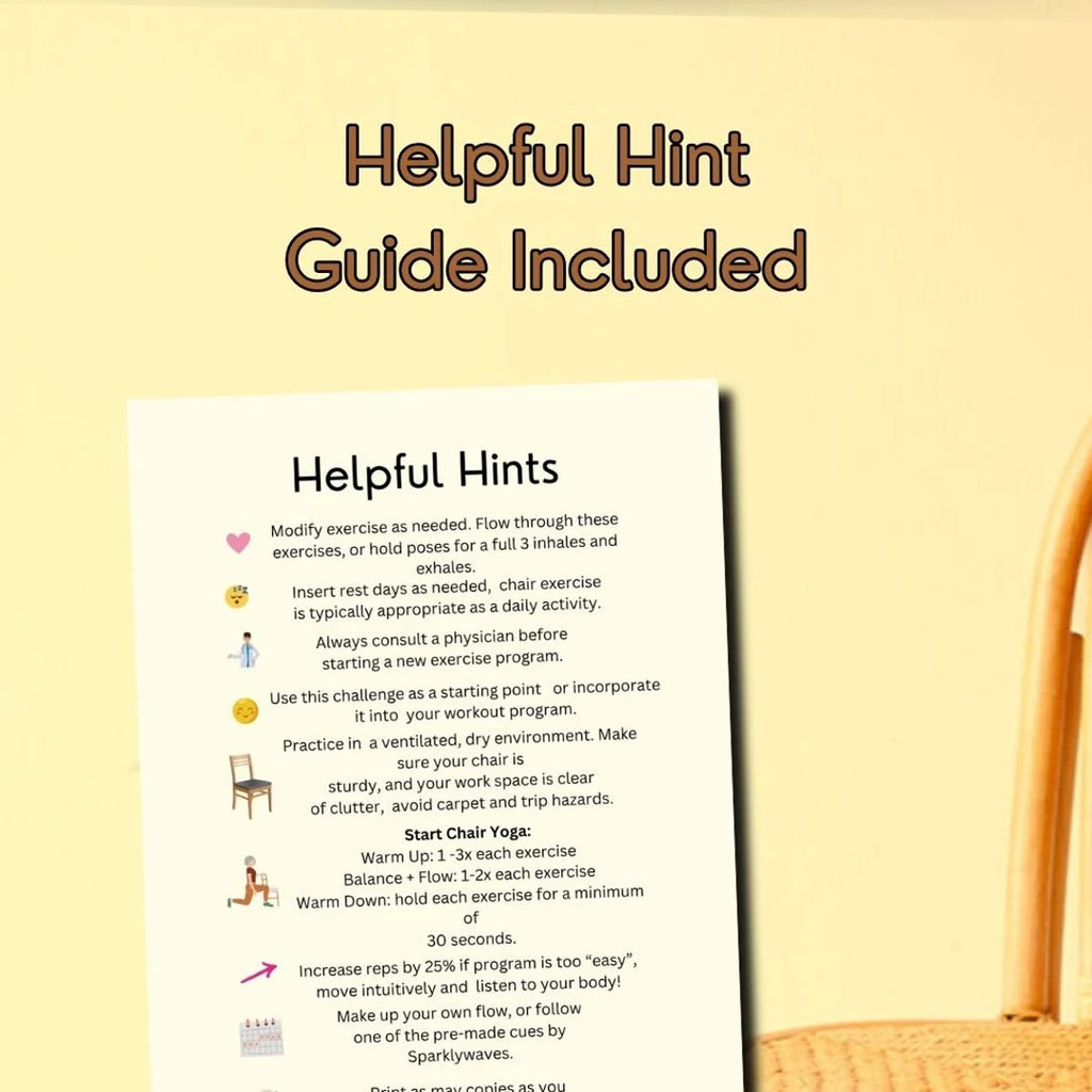 Chair Yoga Guide for Seniors - Strength, Balance & Flexibility