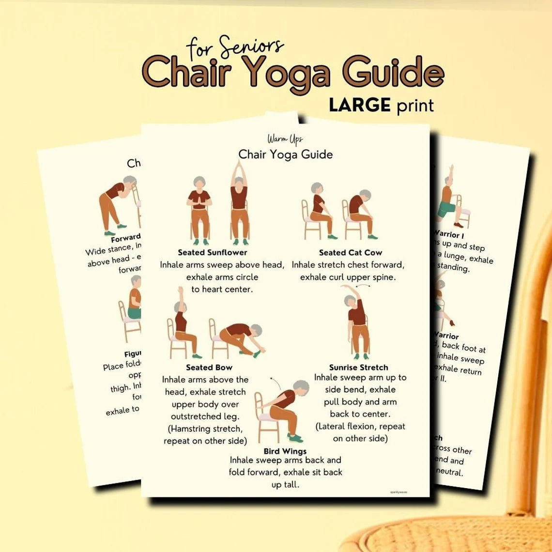 Chair Yoga Guide for Seniors - Strength, Balance & Flexibility