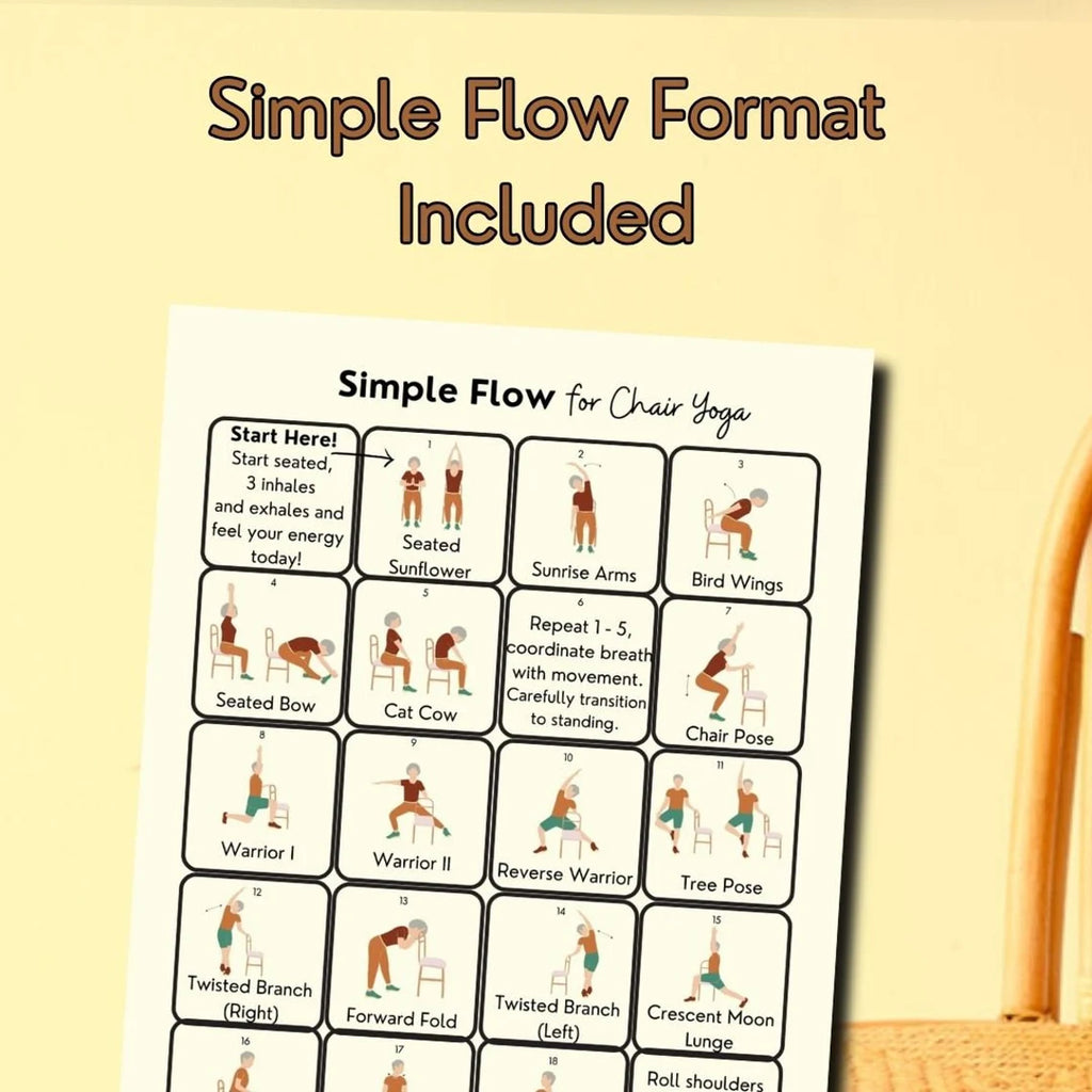 Chair Yoga Guide for Seniors - Strength, Balance & Flexibility