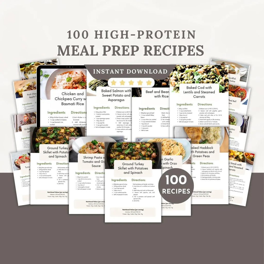 100 High-Protein Fat Loss Meal Prep Recipes