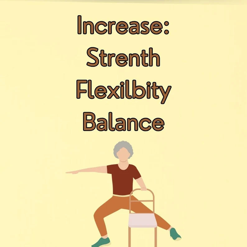 Chair Yoga Guide for Seniors - Strength, Balance & Flexibility